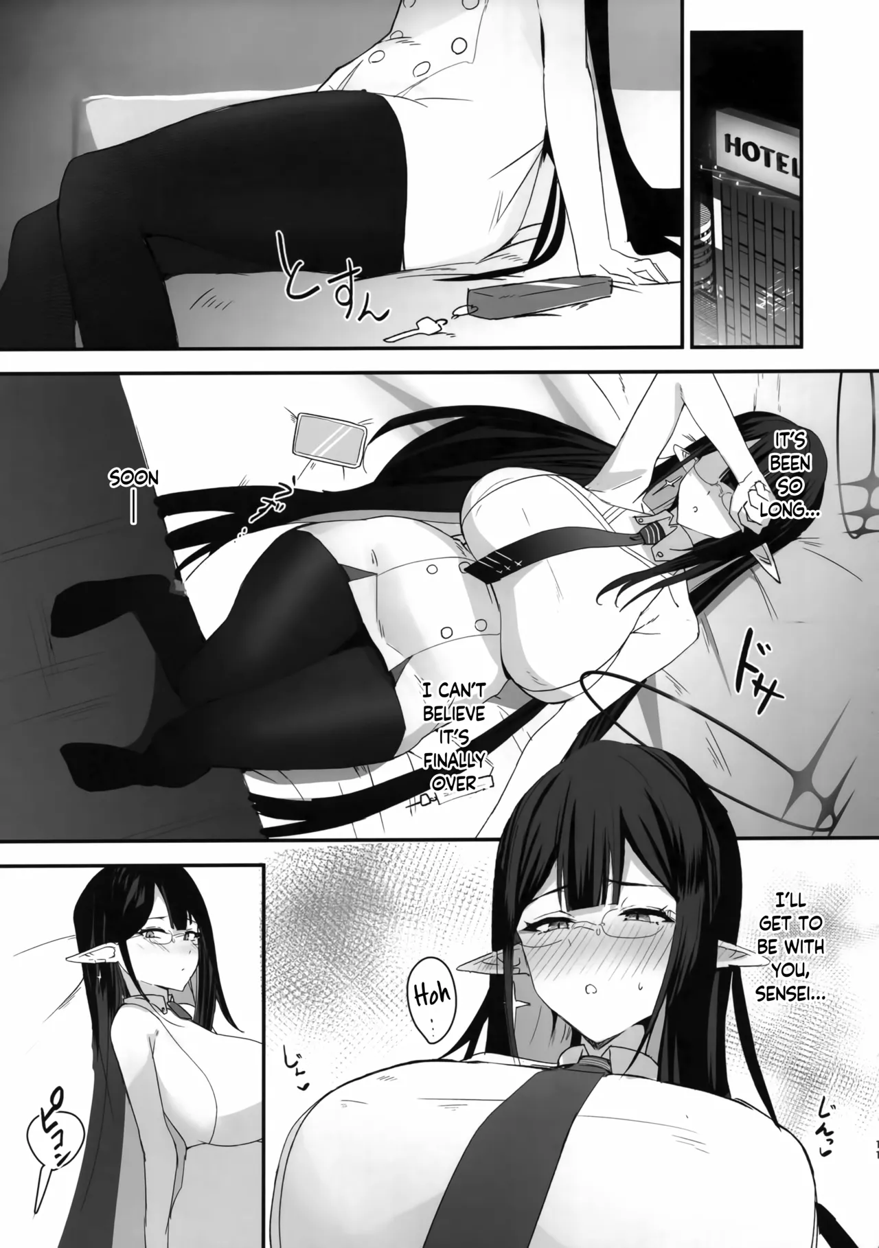 Hentai Manga Comic-You're getting way too horny, Sensei.-Read-10
